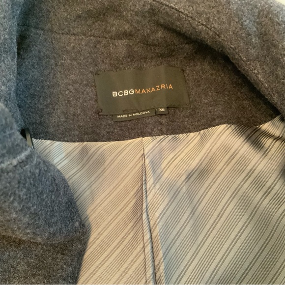 BCBGMaxazria Wool Blend Winter Coat Jacket Grey Size XS - Picture 13 of 13